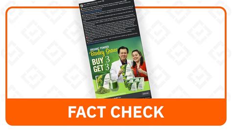 FACT CHECK: Barley Grass Powder ad uses altered photo of .